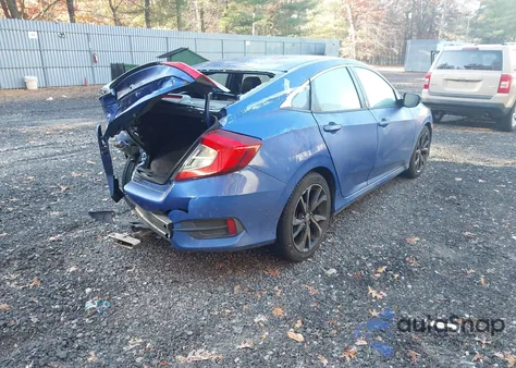 2019 Honda Civic Sport from USA, damaged, VIN 2HGFC2F82KH578756
